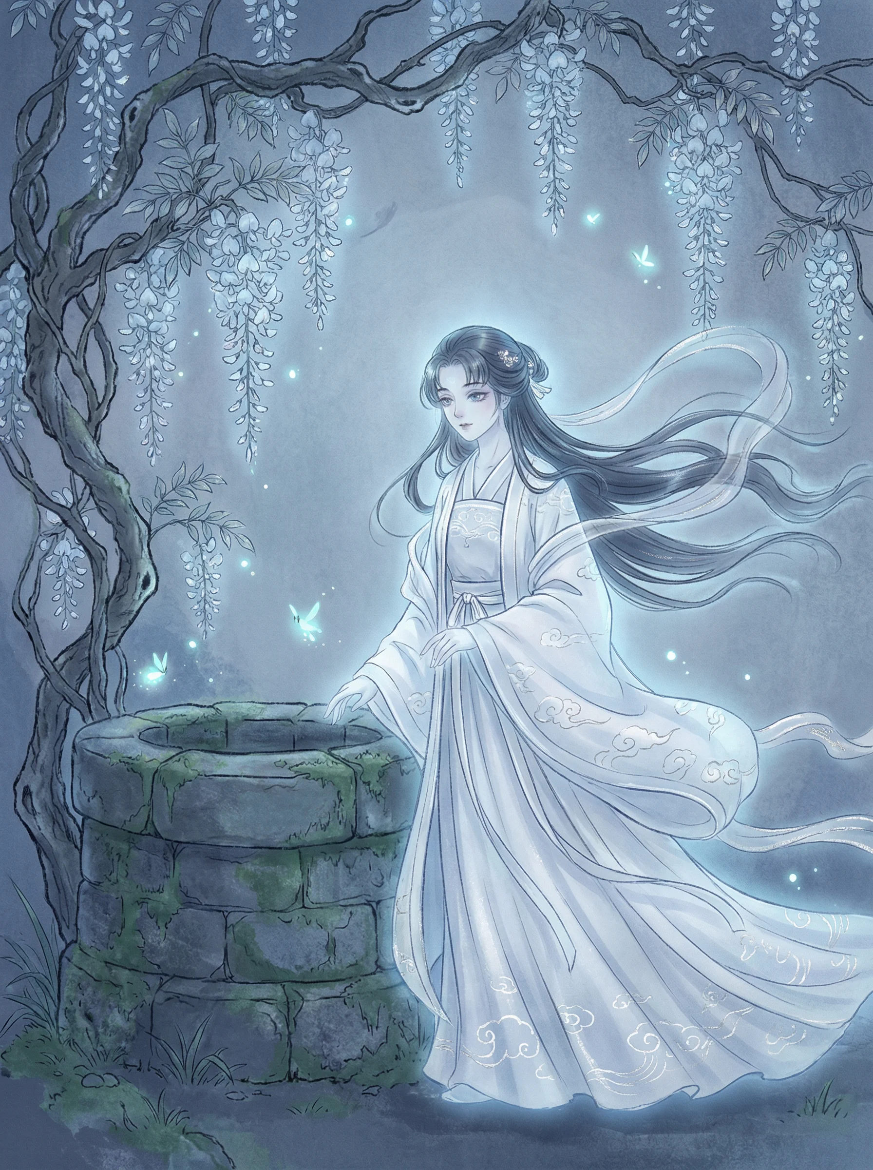 聂小倩 - 《交换:完美的邻居》中字 聊斋女鬼动漫角色